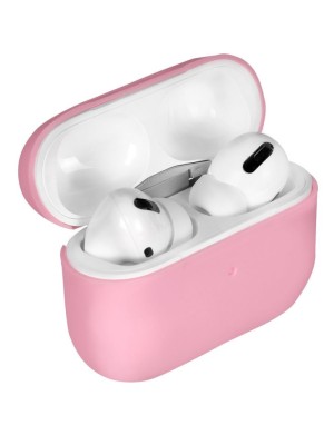 Силиконовый чехол для AirPods Pro розовый Силиконовый чехол для AirPods Pro розовый