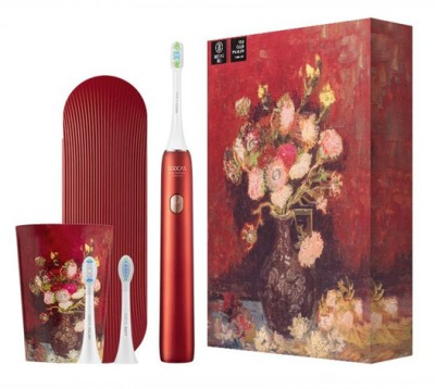 Зубная щетка электрическая Xiaomi Soocas X3U Van Gogh Museum Design красная Зубная щетка электрическая Xiaomi Soocas X3U Van Gogh Museum Design красная