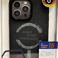 Накладка для i-Phone 15 Pro Max Wiwu Magsafe LCC-107 под карбон