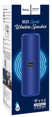 Bluetooth колонка Hoco BS33 синяя Bluetooth колонка Hoco BS33 синяя