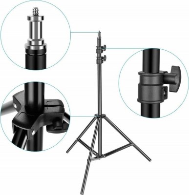 Штатив (трипод) Walker WLTR-21 для светодиодной кольцевой лампы для селфи 2.1 метра черный Штатив (трипод) Walker WLTR-21 для светодиодной кольцевой лампы для селфи 2.1 метра черный