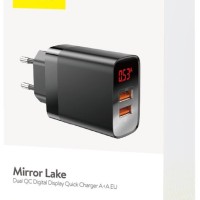 Сетевое зар. устр. Baseus Mirror Lake 2USB 3A (CCJMHA-A01) черное