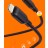 Кабель-переходник Borofone BL18 Lighting (папа) на AUX 3.5мм (папа) 1м черный