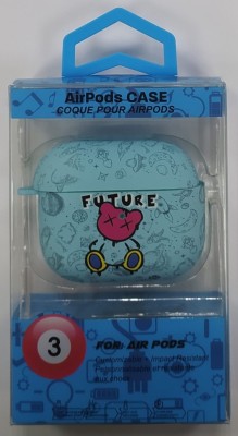 Силиконовый светящийся в темноте чехол для AirPods 3 Luxo Kaws рисунок №56 Силиконовый светящийся в темноте чехол для AirPods 3 Luxo Kaws рисунок №56