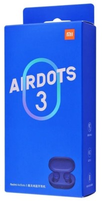 Наушники беспроводные Xiaomi AirDots 3 синие Наушники беспроводные Xiaomi AirDots 3 синие