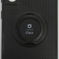 Чехол-накладка для Samsung Galaxy S21 Plus силикон iface с держателем чёрный