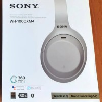 Беспроводные наушники Sony WH-1000XM4 серебряный