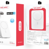 Powerbank с беспроводной зарядкой MagSafe Ven-Dens PB031 10000mAh USB-C 15W белый