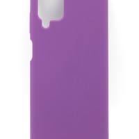 Накладка для Samsung Galaxy A12 Silicone cover фиолетовая