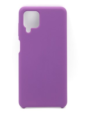 Накладка для Samsung Galaxy A12 Silicone cover фиолетовая Накладка для Samsung Galaxy A12 Silicone cover фиолетовая