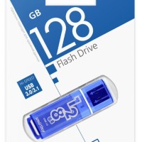 3.0 USB флеш накопитель Smartbuy 128GB Glossy Dark Blue (SB128GBGS-DB)