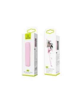 Монопод Usams M2 Mini (US-ZB050) BT4.0/4&quot;-6&quot;/20-73см розовый Монопод Usams M2 Mini (US-ZB050) BT4.0/4"-6"/20-73см розовый