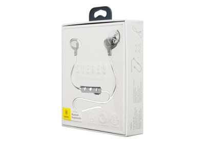 Мобильная Bluetooth-гарнитура Baseus B15 (NGB15-02) V4.1 серебристая Мобильная Bluetooth-гарнитура Baseus B15 (NGB15-02) V4.1 серебристая
