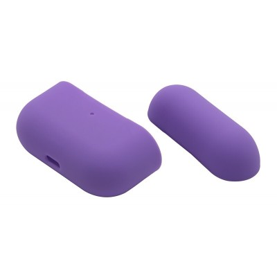Силиконовый чехол для AirPods Pro фиолетовый Силиконовый чехол для AirPods Pro фиолетовый
