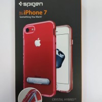 Чехол Spigen для i-Phone 8/7 Crystal Hybrid, красный (042CS21520)