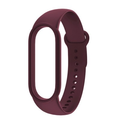 Ремешок для Xiaomi Mi Band 7 силиконовый бордовый Ремешок для Xiaomi Mi Band 7 силиконовый бордовый