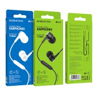 Наушники с микрофоном Borofone BM51 Hoary 1.2м черные