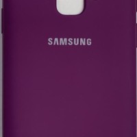Накладка для Samsung Galaxy S9 Silicone cover сиреневая