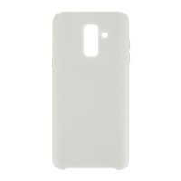Накладка для Samsung Galaxy A6 Plus (2018) Silicone cover серая