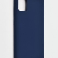 Накладка для Samsung Galaxy A51 Silicone cover темно-синяя