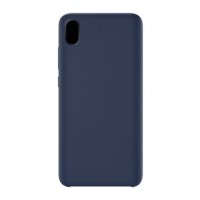 Накладка для Huawei Y5 Prime (2019)/Honor 8S Silicone cover темно-синяя