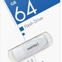 3.0/3.1 USB флеш накопитель Smartbuy 064GB Scout White (SB064GB3SCK)