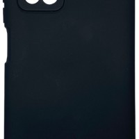 Накладка для Xiaomi Redmi 10 Silicone cover без логотипа черная