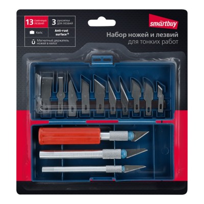 Набор ножей для резьбы (13 предметов) Smartbuy Tools Набор ножей для резьбы (13 предметов) Smartbuy Tools