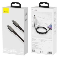 Кабель-зарядка Type-C на Type-C Baseus Tungsten Gold 100W 1м (CATWJ-01) черный