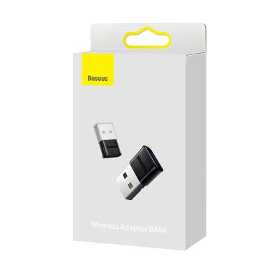 Bluetooth адаптер Baseus BA04 (ZJBA000001) черный Bluetooth адаптер Baseus BA04 (ZJBA000001) черный