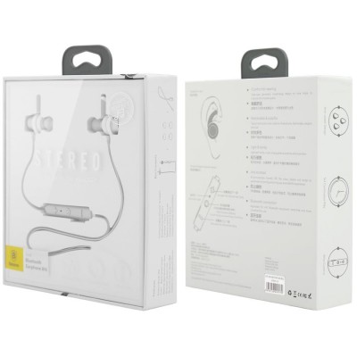 Bluetooth-гарнитура Baseus B16 (NGB16-02) серебристая Bluetooth-гарнитура Baseus B16 (NGB16-02) серебристая