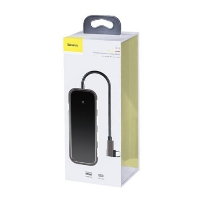 USB-C хаб Baseus 4USB/1USB-C (CAHUB-EZ0G) темно-серый USB-C хаб Baseus 4USB/1USB-C (CAHUB-EZ0G) темно-серый