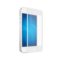Защитное стекло для i-Phone 5/5s 9D белое