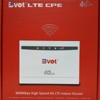 Мобильный роутер Bvot 4G LTE CPE WiFi 300 Mbps/1wan/2lan белый