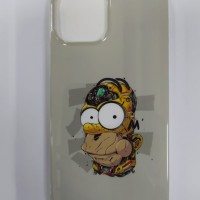 Накладка для i-Phone 12 Pro Max 6.7" пластик разные рисунки