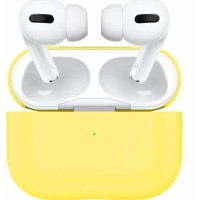 Силиконовый чехол для AirPods Pro желтый