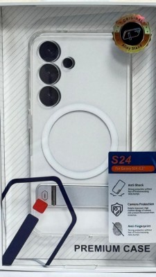 Накладка для Samsung Galaxy S24 Magsafe Wiwu с подставкой силиконовая прозрачная Накладка для Samsung Galaxy S24 Magsafe Wiwu с подставкой. Силикоконовый чехол который предотвратит ваш телефон от пыли, царапин и сократит удар при падении. Особенностью данного чехла является его способность мгновенно трансформироваться в удобную подставку. Это позволяет комфортно просматривать видео, читать или просто наслаждаться просмотром любимых фильмов и сериалов. Гарантирует его точное и плотное прилегание к корпусу смартфона.