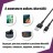 Сетевое зарядное устройство - Borofone BA36A 1USB 3,0A черное - быстрая