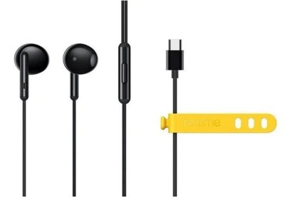 Стереонаушники с микрофоном Realme Buds Classic Type-C (RMA2005) черный Стереонаушники с микрофоном Realme Buds Classic Type-C (RMA2005) черный