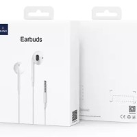 Стереонаушники WiWU Earbuds EB101 с микрофоном белые