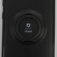 Чехол-накладка для Samsung Galaxy A10 силикон iface с держателем чёрный