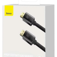 Baseus High Definition Series HDMI 8K to HDMI 8K Adapter Cable 1м WKGQ000001 черный