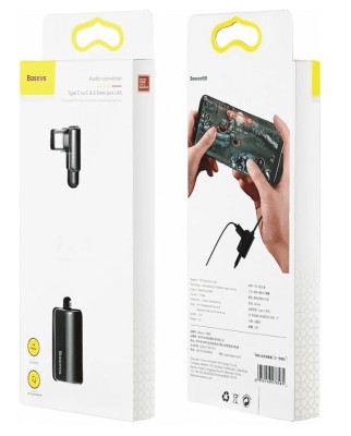 Переходник Baseus L45 Type-C на Type-C Female + AUX CATL45-01 Переходник Baseus L45 Type-C на Type-C Female + AUX CATL45-01