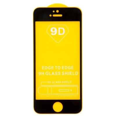 Защитное стекло для i-Phone 5/5s 9D чёрное Защитное стекло для i-Phone 5/5s 9D чёрное