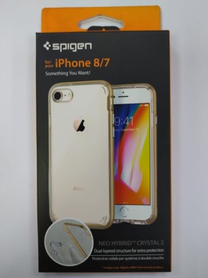 Чехол Spigen для i-Phone 8/7 Neo Hybrid Crystal 2, золотистый  (Ver.2) (054CS22569) Чехол Spigen для i-Phone 8/7 Neo Hybrid Crystal 2, золотистый  (Ver.2) (054CS22569)
