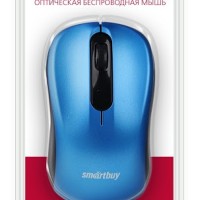 Мышь беспроводная Smartbuy ONE 378AG USB/DPI 1600/3 кнопки/1AA (SBM-378AG-B) синяя