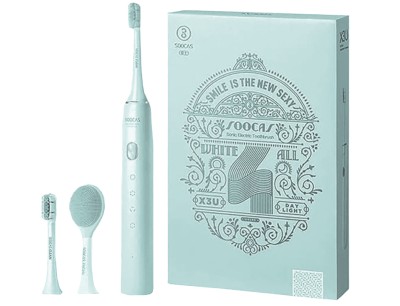 Зубная щетка электрическая Xiaomi Soocas x3U в подарочной упаковке зеленая Зубная щетка электрическая Xiaomi Soocas x3U в подарочной упаковке зеленая