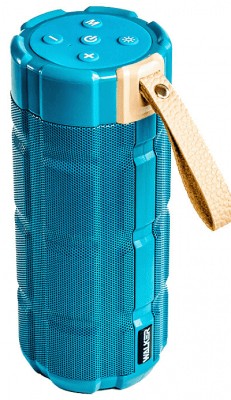 Bluetooth колонка Walker WSP-170 BT5.0/10Вт/2400mAh/4ч голубая Bluetooth колонка Walker WSP-170 BT5.0/10Вт/2400mAh/4ч голубая
