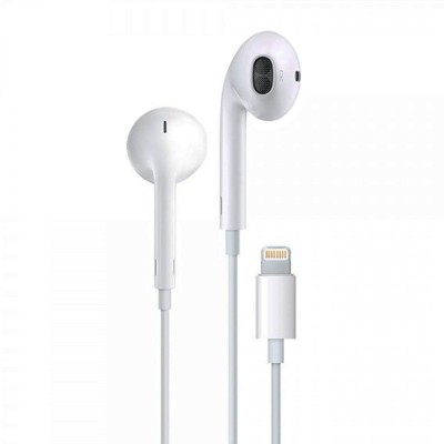 Стереонаушники WiWU Earbuds 302 Lightning с микрофоном белые Стереонаушники WiWU Earbuds 302 Lightning с микрофоном белые