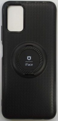 Чехол-накладка для Samsung Galaxy A03S силикон iface с держателем чёрный Чехол-накладка для Samsung Galaxy A03S силикон iface с держателем чёрный